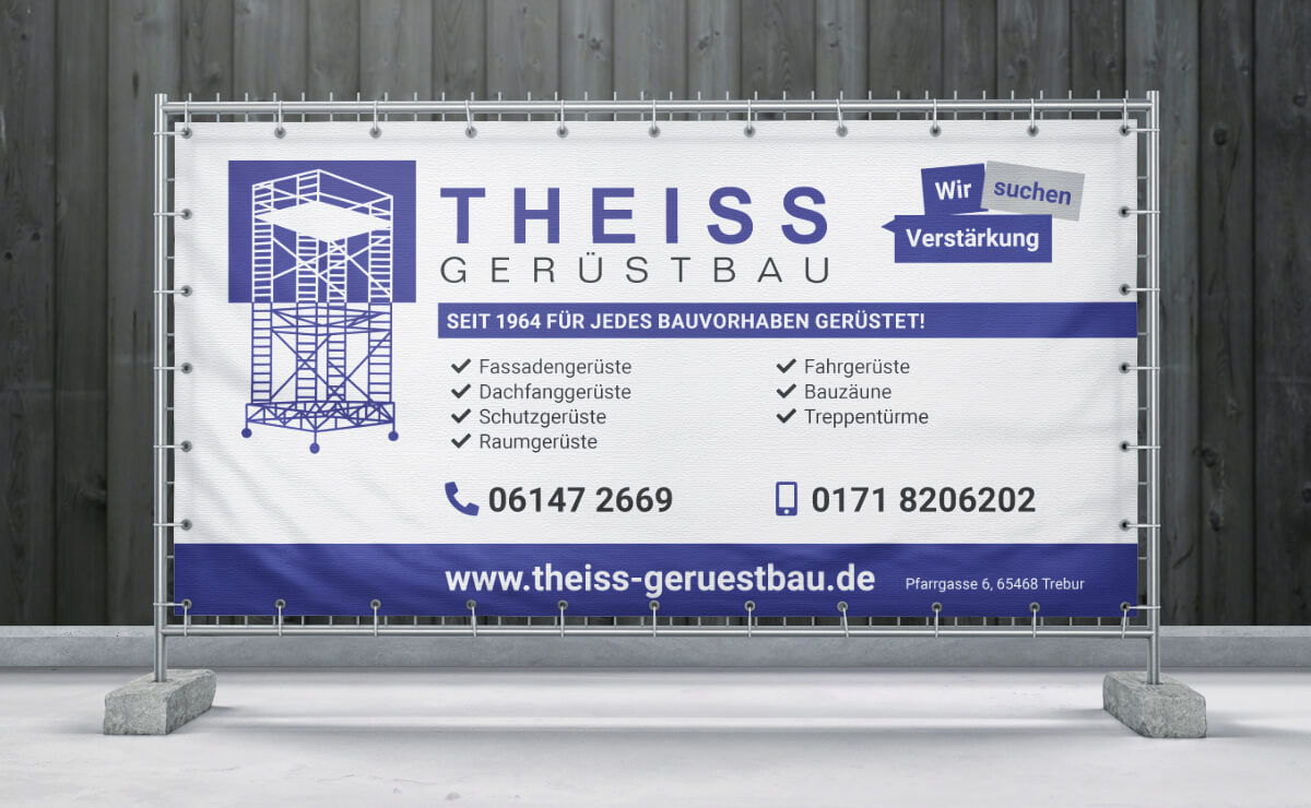Werbebanner & Bauzaunbanner für Handwerk
