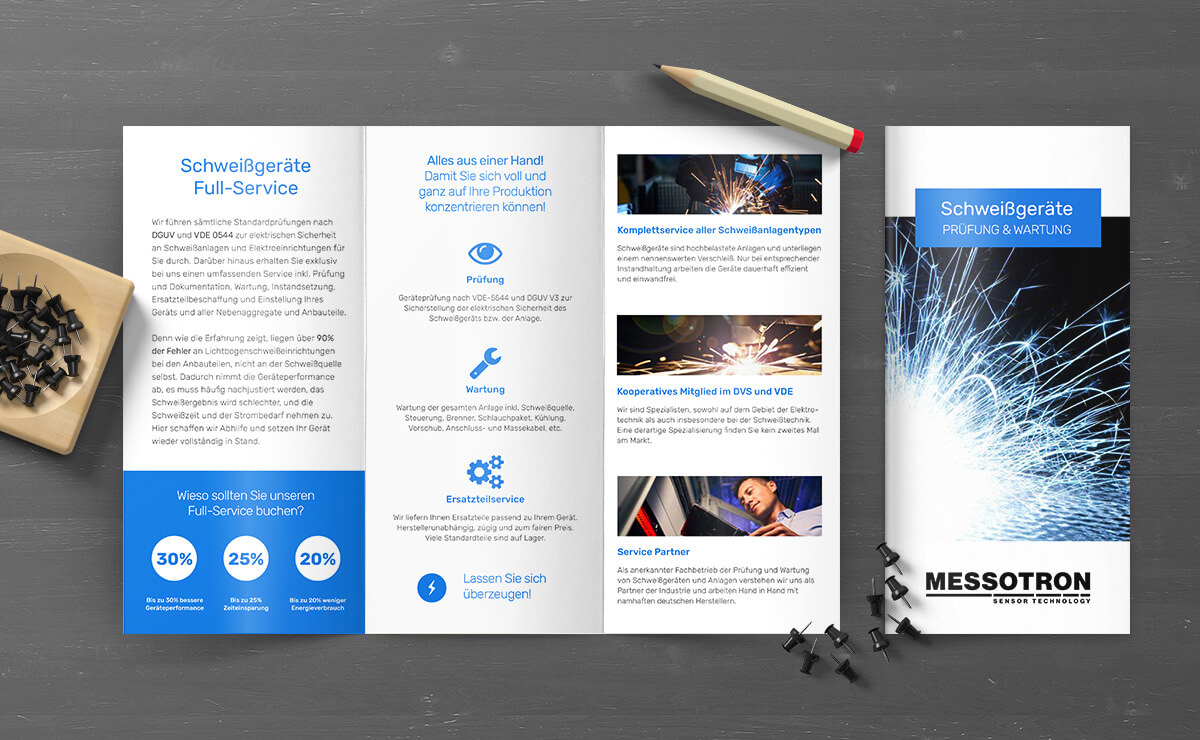 Flyer Messotron Schweißtechnik